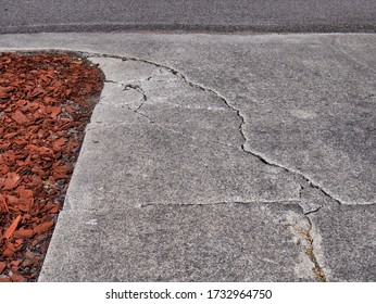 Cracked Sunken Concrete Driveway Repair 