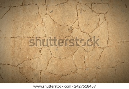 cracked texture of dried cly earth clos up