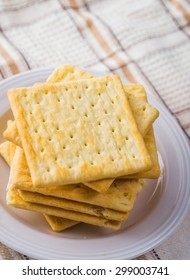Cracker on a Tablecloth