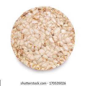 Crackers, Isolated On White Background. Includes Rice, Wholegrain, Rye And Rice Cracker