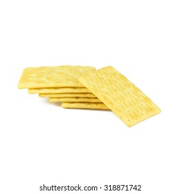 Crackers Yellow Isolated On White Stock Photo 318871742 | Shutterstock