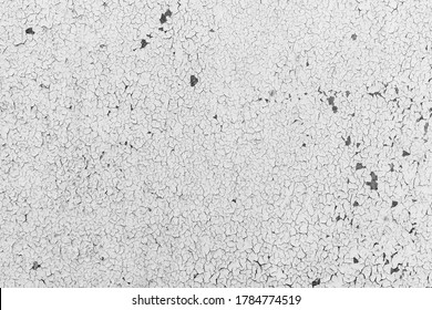 Crackle paint texture. Grayscale grunge pattern of natural oil paint crackle. Cool texture of cracks, stains, scratches, splash, etc for print and design.