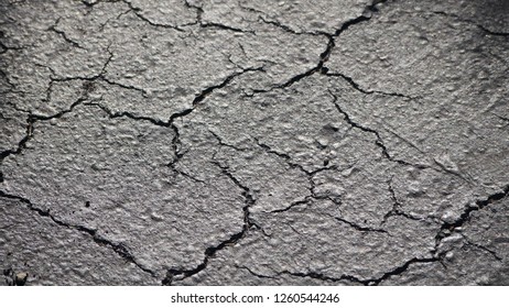 Cracks in blacktop