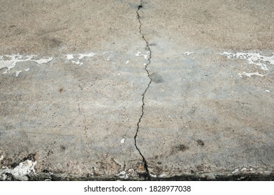 Cracks On The Garage Floor.