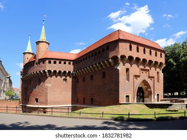 Side View Krakow Barbican Medieval Outpost Stock Photo (Edit Now ...