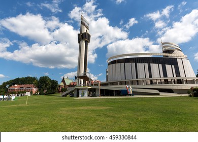 CRACOW; POLAND - JULY 22; 2016: The Divine Mercy Sanctuary in Lagiewniki; Cracow; Poland