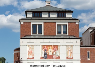 CRACOW, POLAND - JULY 22, 2016: The Centre Of Pope John Paul II. Cracow , LagiewnikI, Poland