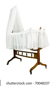 vintage baby cradle