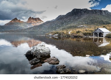 Cradle Mountain Is A Mountain In The Central Highlands Region Of The Australian State Of Tasmania