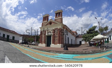 Craft drying process made by some colombian coffee growers in Santafe de Antioquia, a little colonial town 2 hour away from Medellin, Colombia.