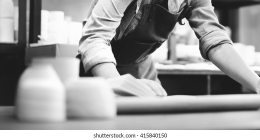 Craftsman Artist Potter Handmade Art Concept - Powered by Shutterstock