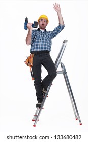 Craftsman Falling Off A Ladder