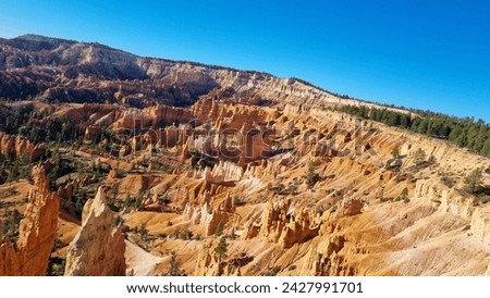 a lot of craggy peaks in the bryce canyon