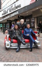 Craig Charles, Chris Barrie And Robert Llewellyn At The Red Dwarf X Launch - Photocall London. 03/12/2012 Picture By: Henry Harris