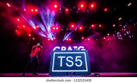 Craig David Presents TS5 At Rock Werchter Festival, Werchter, Belgium 5-8 July 2018