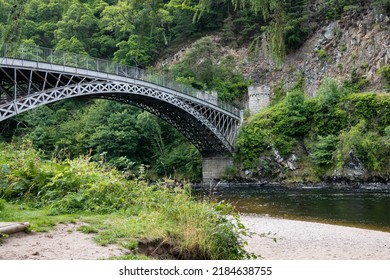 Craigellachie Bridge Over River Spey