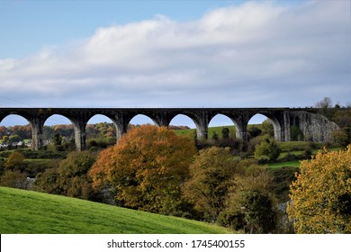 Craigmore Viaduct  is a railway bridge near Bessbrook county Armagh known as the 18 arches Northern Ireland near Newry County Down  - Powered by Shutterstock