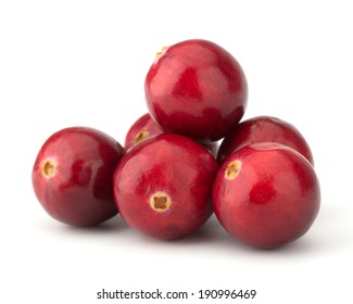 Cranberries Isolated On White Background