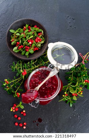 Similar – Erdbeeren SommerBlumen und Marmelade