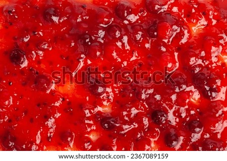 Cranberry Jam Smear Texture Background, Lingonberry Sauce Pattern, Cranberries Jelly Mockup, Cowberry Confiture Smudge Banner, Spilled Cranberry Sauce Background with Copy Space for Text