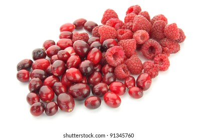 cranberry and raspberry
