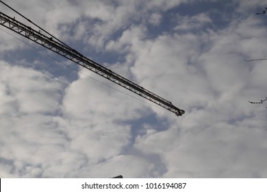 crane construction sky