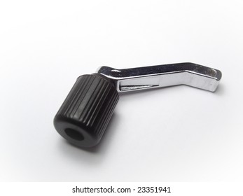 Crank Handle, Chrome Plated Metal