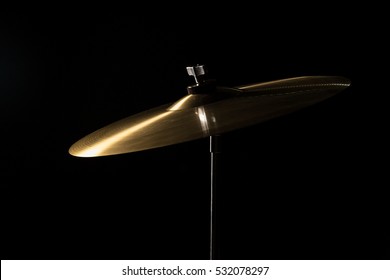 The crash cymbal in the  low key background