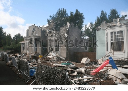 Crash site in Universal Studios
