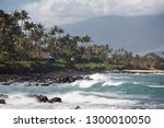 Crashing Waves at Beach near Kahului, Maui