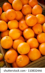 Crate Of Navel Oranges