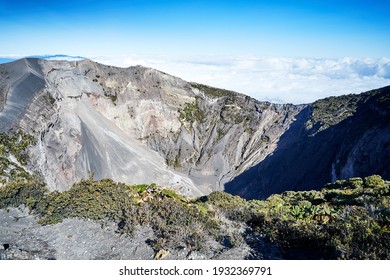 The Crater And Caldera Of The Volcano Irazu