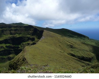 Crater Edge Of La Soufrière