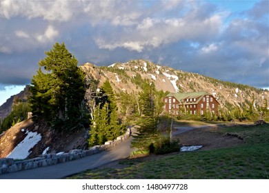 Crater Lake Lodge On West Rim Drive At Crater Lake National Park In Oregon