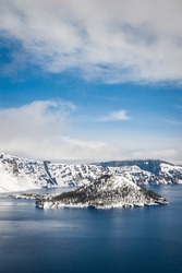 Crater Lake National Park In Oregon, USA