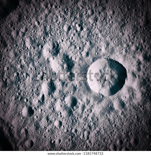 Craters, planet surface. Moon. Elements of this\
image furnished by\
NASA\
