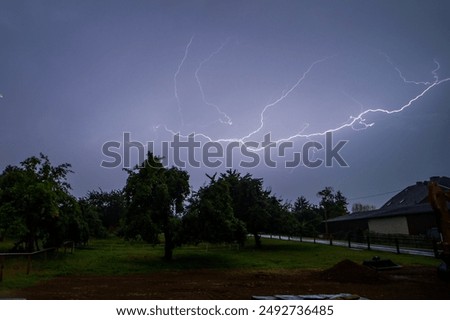 Image, Stock Photo summer thunderstorms