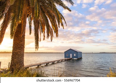 The Crawley Boat House On Perth's Swan River In Western Australia 