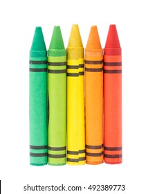 Crayon Isolated On White Background