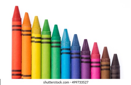 Crayon Isolated On White Background