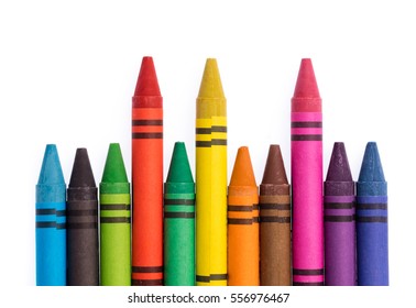 Crayon Isolated On White Background