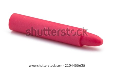 Crayon isolated on white background