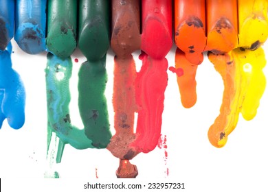 Crayon Melted Art