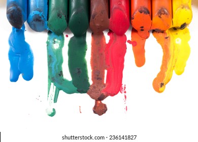 Crayon Melted Art