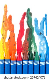 Crayon Melted Art