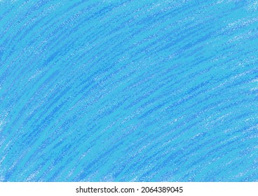 Crayon scribble drawing blue texture. Blue pastel sketching pencil draw messy grunge background. Rough dot textured. Artistic frame, wallpaper and  illustration graphic design