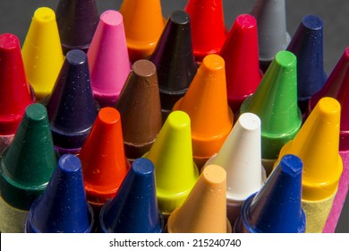 Crayon Tips, close-up.
