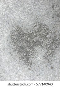 Crazed pattern on concrete