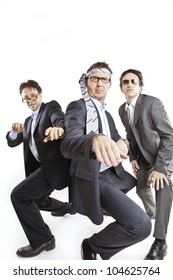 Crazy Businessmen Dancing