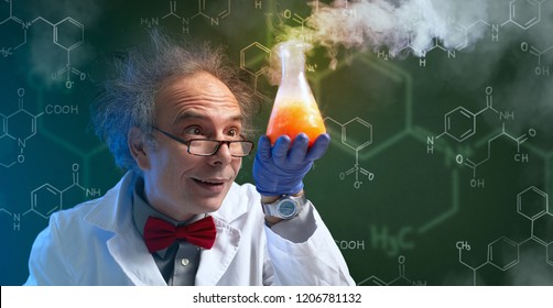 Crazy Chemist Discovering A Cure